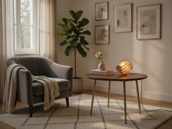 Image 1 of Foco de diseño de madera paramétrico