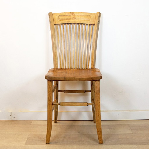 Vintage Spanish Office Chair in Oak, 1940s