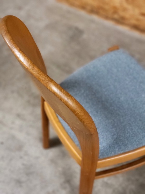 Image 1 of Set di 6 sedie da pranzo danesi vintage in rovere