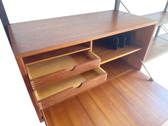 Image 1 of Sistema di pareti vintage Poul Cadovius – Royal System, Danimarca