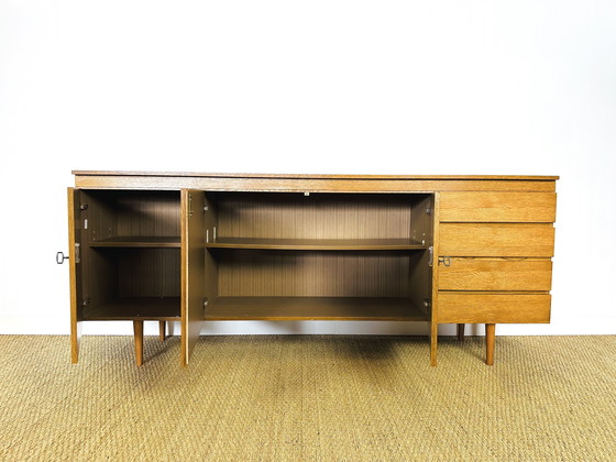 Image 1 of Vintage Scandinavian beech sideboard 1960