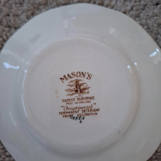 Image 1 of Mason's Ironstone Friarswood cake plates