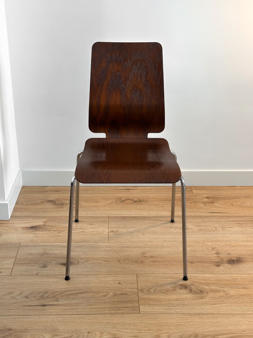 4x Gilbert-Stuhl – Vintage-Esszimmermöbel aus den 1990er Jahren – eetkamerstoelen, Wood