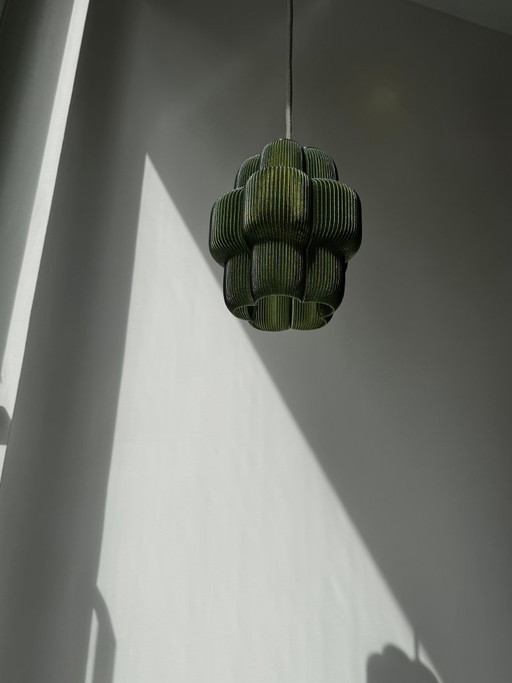 Petulia S "Olivine" ByLucop - Organic Sculptural Pendant Lamp - Artisan 3D Printed Design