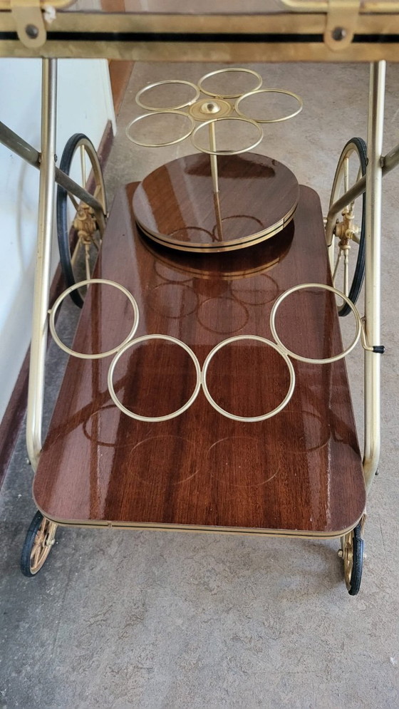 Image 1 of French serving trolley from the 1960s