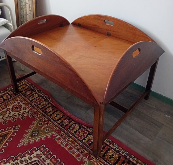 Grande Table Plateau de Majordome – Tables basses, Wood, Brass (photo 10 of 11)