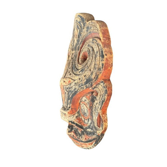 Image 1 of Carved Singa panel - Batak, North Sumatra, 1950s-70s