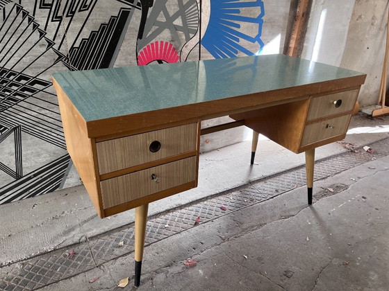Opportunità Settimanale Esclusiva: Scrivania Direzionale Mid-Century Modern – Anni '50 – EKA-Werk, Scrivanie (photo 4 of 6)