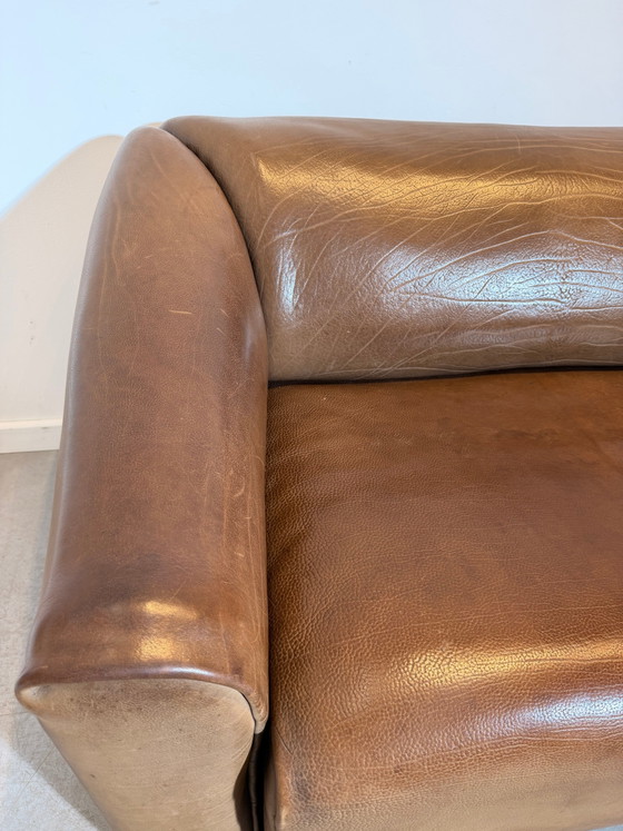 Canapé 2 places en cuir De Sede DS-47 Vintage Neck – Cognac – Loveseats (photo 7 of 8)