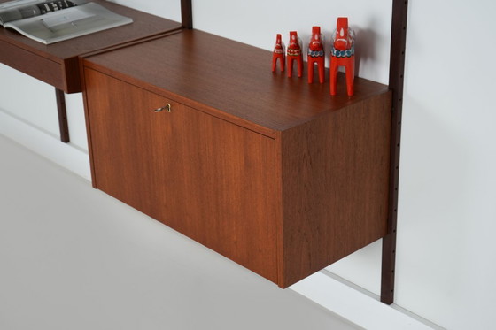 Image 1 of Libreria system in teak PS System, design danese, anni &#39;60, designer: Preben Sorensen, produzione: Randers Møbelfabrik