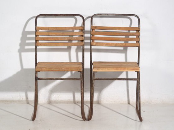 Sillas de jardín antiguas (c.1920). Juego de 4 piezas #2 – Wood, Iron (photo 18 of 40)
