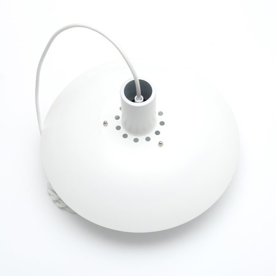 Image 1 of Lampe blanche de style scandinave, années 1970
