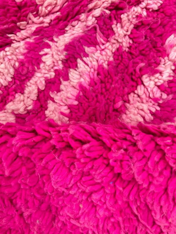 Tapis Rose Bérbere Fait Main Traditionnelle 250cmx150cm – Tappeti, Cotton (photo 5 of 9)