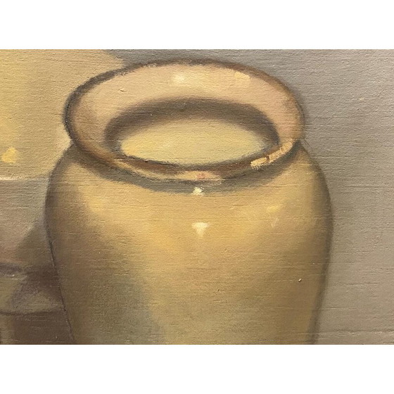 Image 1 of Vintage oil on panel "Still life"