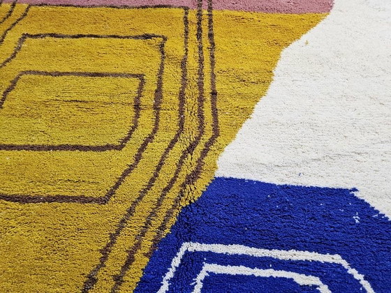 Authentic Traditional Handmade Pure Wool Rug, size 3/4 m, Ahrend, Rugs & carpets, Blue (photo 6 of 9)