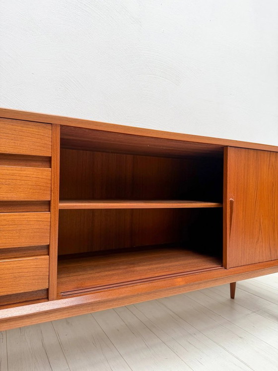 Image 1 of Vintage Gunni Omann Model 18 Teak Sideboard for Omann Jun, Danish Mid-Century Modern, 1960s