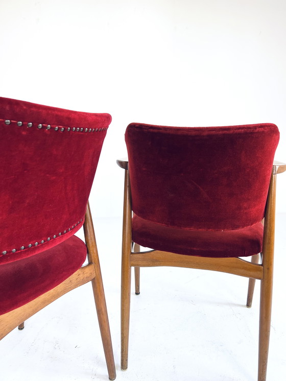 Image 1 of 4x Vintage Eetkamerstoel Spahn Stadlohn, Jaren ‘60