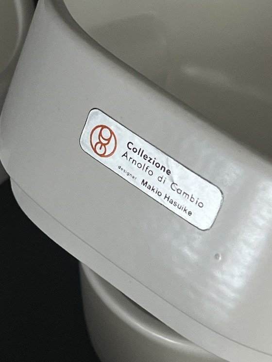 Image 1 of Schalen, Ramequins (x6) Square von Makio Hasuike für Revelli, Italien 70er Jahre