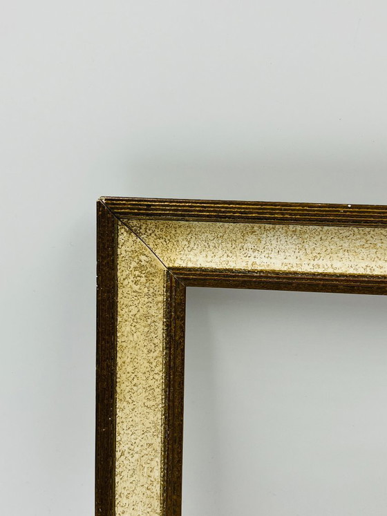 Image 1 of Vintage cream and old gold frame