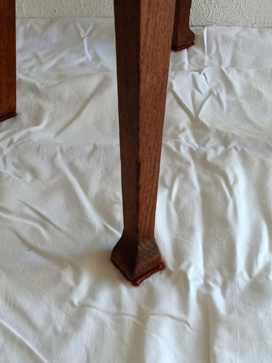 Image 1 of Antica sedia da pianoforte regolabile. Scuola di Amsterdam