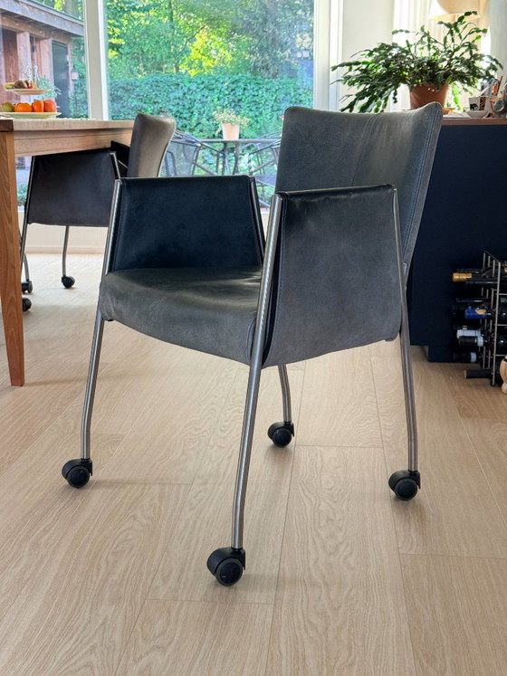 4x Eetkamerstoelen Topvorm – Leather, Metal (photo 10 of 10)