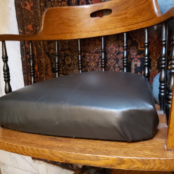 Image 1 of Sedia da capitano antica, mobilio per navi