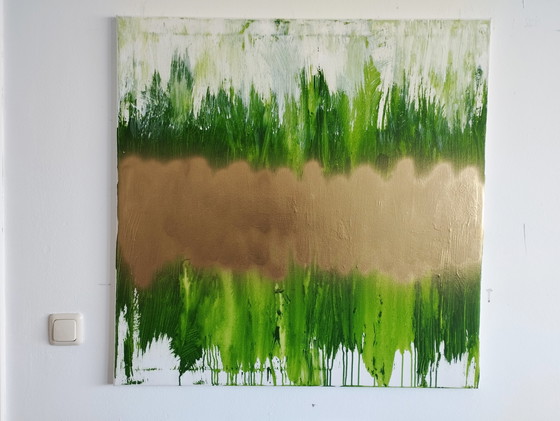 Image 1 of Natia Antadze Abstract Composition 90x90 cm