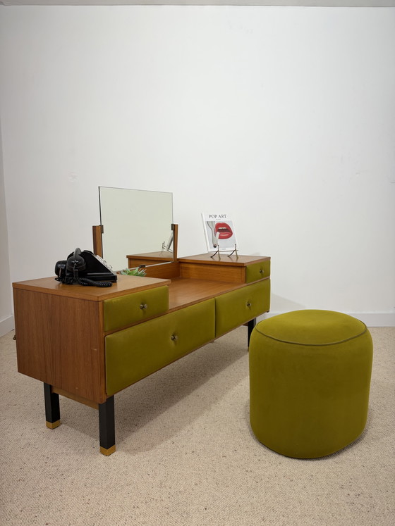 Coiffeuse Roger Landault accompagnée de son pouf – Commodes, Wood (photo 11 of 12)