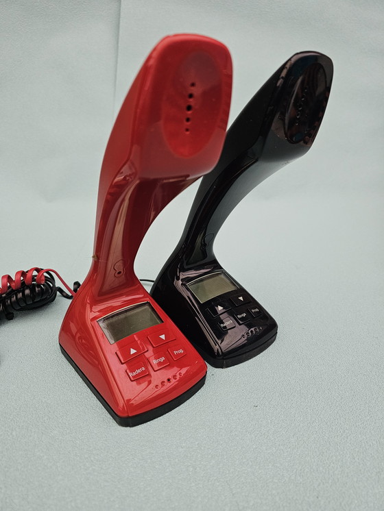 Image 1 of Two modern Telia Kobra phones, 1990s