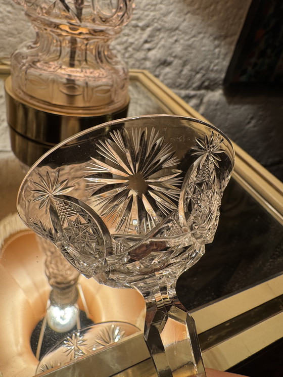 Image 1 of Antichi bicchieri da liquore in cristallo Le Creusot