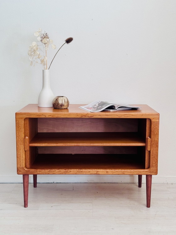 Vintage Midcentury Teak Sideboard Tambour Doors – Wood (photo 7 of 13)