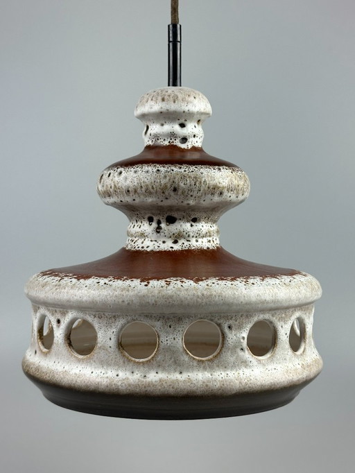 60er 70er Jahre Keramik Deckenlampe Leuchte Hängelampe Mid Century Design