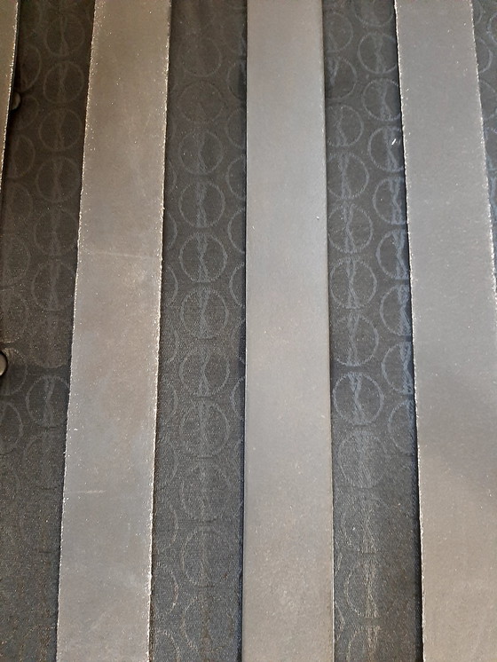 Image 1 of Knoll Set Barcelona New-Never Used Black Leather Design by Ludwig Mies Van Der Rohe and Lilly Reich (1929)