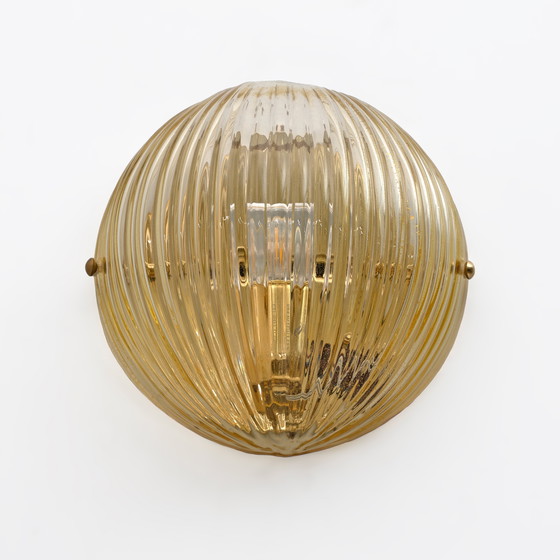 Image 1 of Pareja de candelabros modernos Vistosi de cristal de Murano