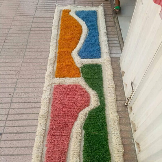 Marokkanischer handgefertigter Läufer Teppich 300cmx70cm – Teppiche & Läufer, Wool, Bohemian (photo 9 of 10)