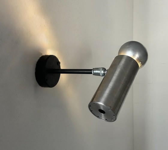 Image 1 of Lampada da parete vintage regolabile, cromo, Francia 1970
