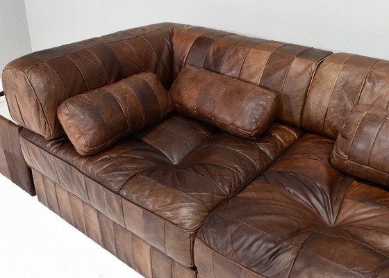 Image 1 of De Sede DS88 Sectional Sofa in Cognac Brown Leather - Switzerland, 1970s