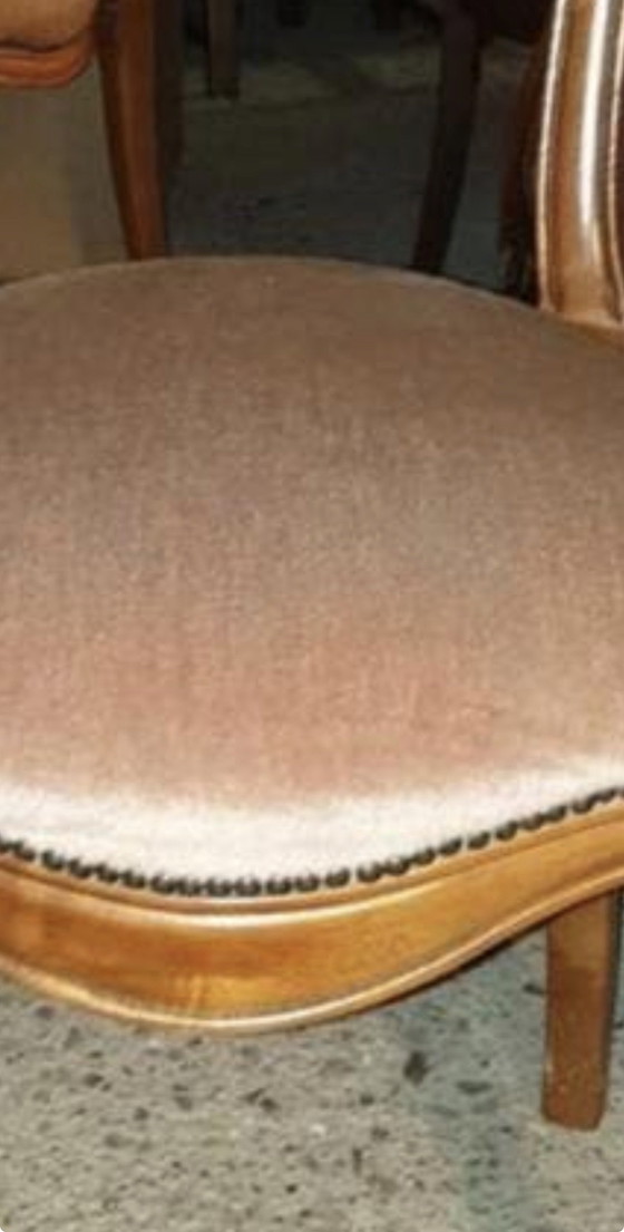 Image 1 of 4 Italiaanse Barok eetkamer stoelen 