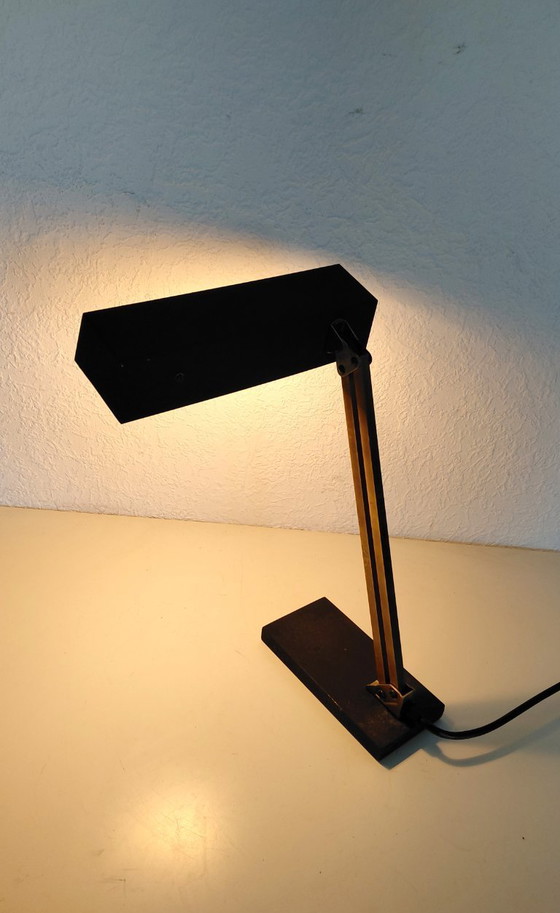 Image 1 of Pfaffl desk lamp model 833 in brown