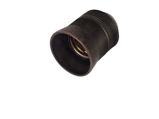 Image 1 of Scuola di Amsterdam - lampada a lanterna - vetro sfaccettato - rame - Anni '20