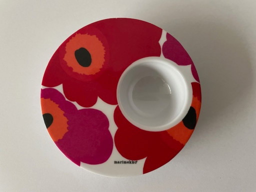 Paar Marimekko Eierbecher