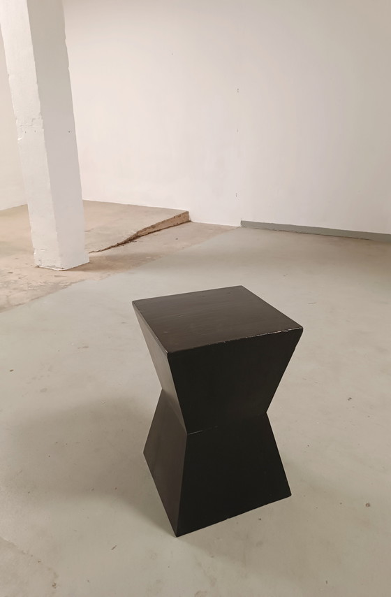 Image 1 of Geometric wooden side table 