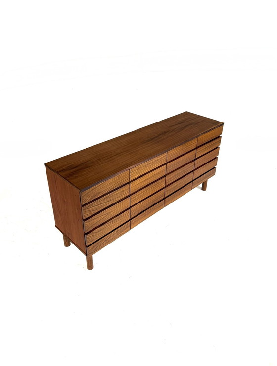 Image 1 of Vintage teakhouten sideboard met lades, jaren ‘60