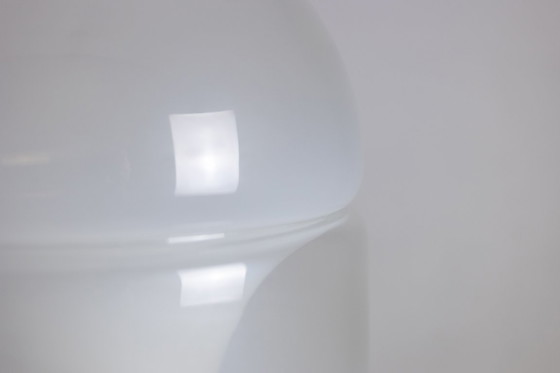 Image 1 of Carlo Nason. Lampada da terra LT316 in vetro di Murano bianco opalescente
