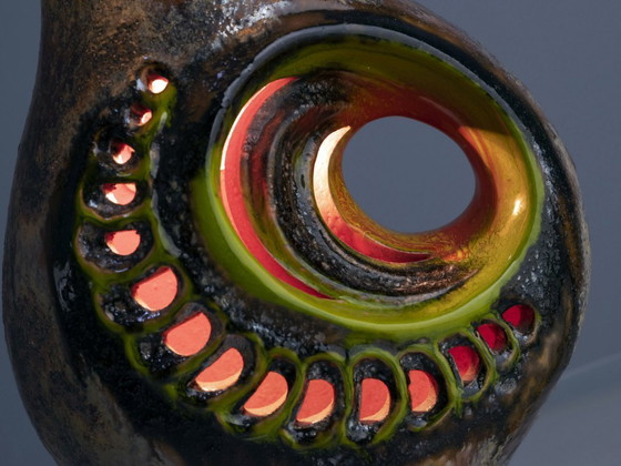 Image 1 of Huge Vintage Ceramic Lamp, Walter Gerhards, 1970s, Germany