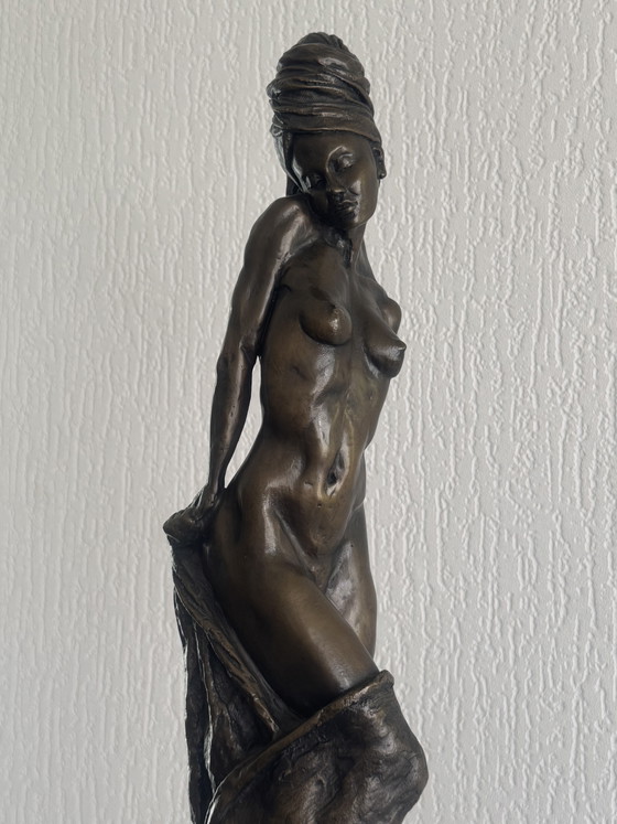 Bronze Female Sculpture by José Van Der Gun (photo 11 of 15)