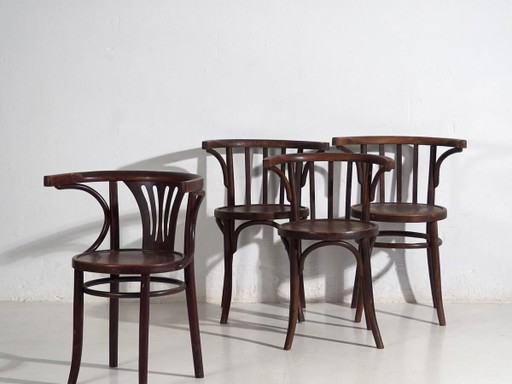 Sedie antiche Thonet con braccioli (c.1920). Set di 4 pezzi #3 – fauteuils (photo 2 of 40)