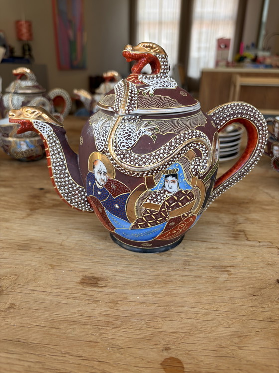 Chinesisches Teeservice – Tafelgeschirr, Ceramic (photo 9 of 15)