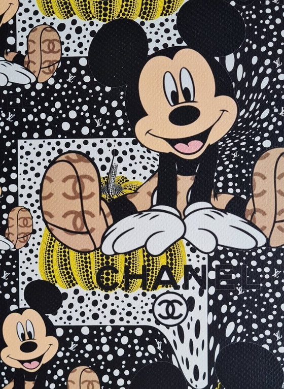 Image 1 of Nach Yayoi Kusama, Mickey Mouse, Lithografie, 1990er Jahre
