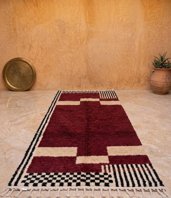Image 1 of Set of 2 Berber Wool Rugs – Living Room & Runner 200cmx300cm/300cmx80cm 